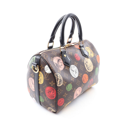 LOUIS VUITTON × FORNASETTI スピーディ バンドリエール25 モノグラムカメオ 2WAY ハンドバッグ PVC レザー ブラウン マルチカラー ルイヴィトン バッグ LOUIS VUITTON