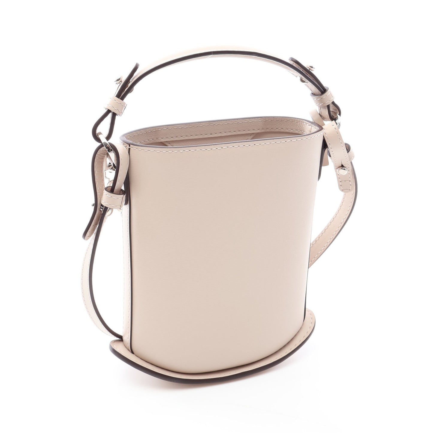 PIN TOY ECLAT パン トイ エクラ 2WAY ハンドバッグ レザー グレーベージュ デルヴォー バッグ DELVAUX