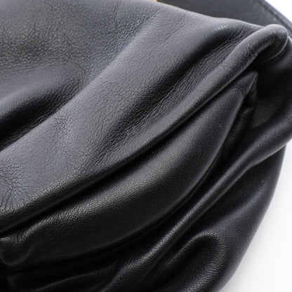 The Chain Pouch Mini チェーン ボディバッグ レザー ブラック ボッテガヴェネタ