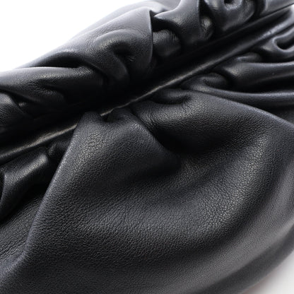 The Chain Pouch Mini チェーン ボディバッグ レザー ブラック ボッテガヴェネタ