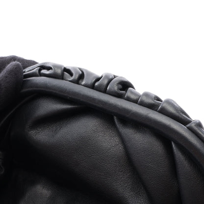 The Chain Pouch Mini チェーン ボディバッグ レザー ブラック ボッテガヴェネタ