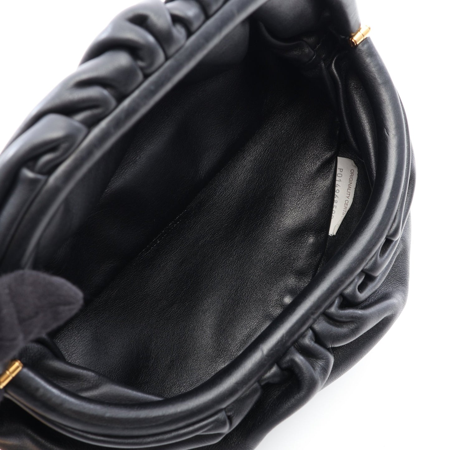 The Chain Pouch Mini チェーン ボディバッグ レザー ブラック ボッテガヴェネタ