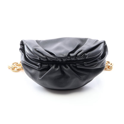 The Chain Pouch Mini チェーン ボディバッグ レザー ブラック ボッテガヴェネタ