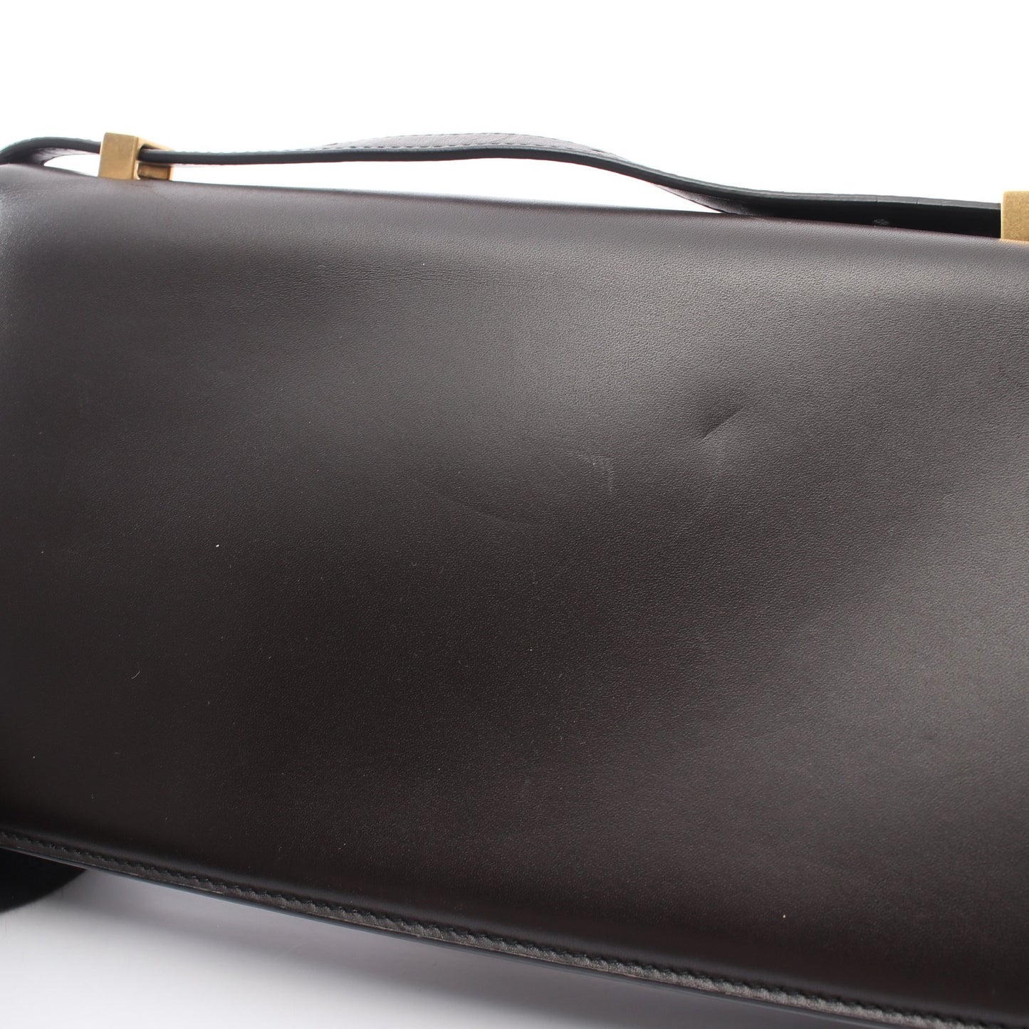 ザ クラシック ショルダーバッグ レザー ダークブラウン ボッテガヴェネタ バッグ BOTTEGA VENETA