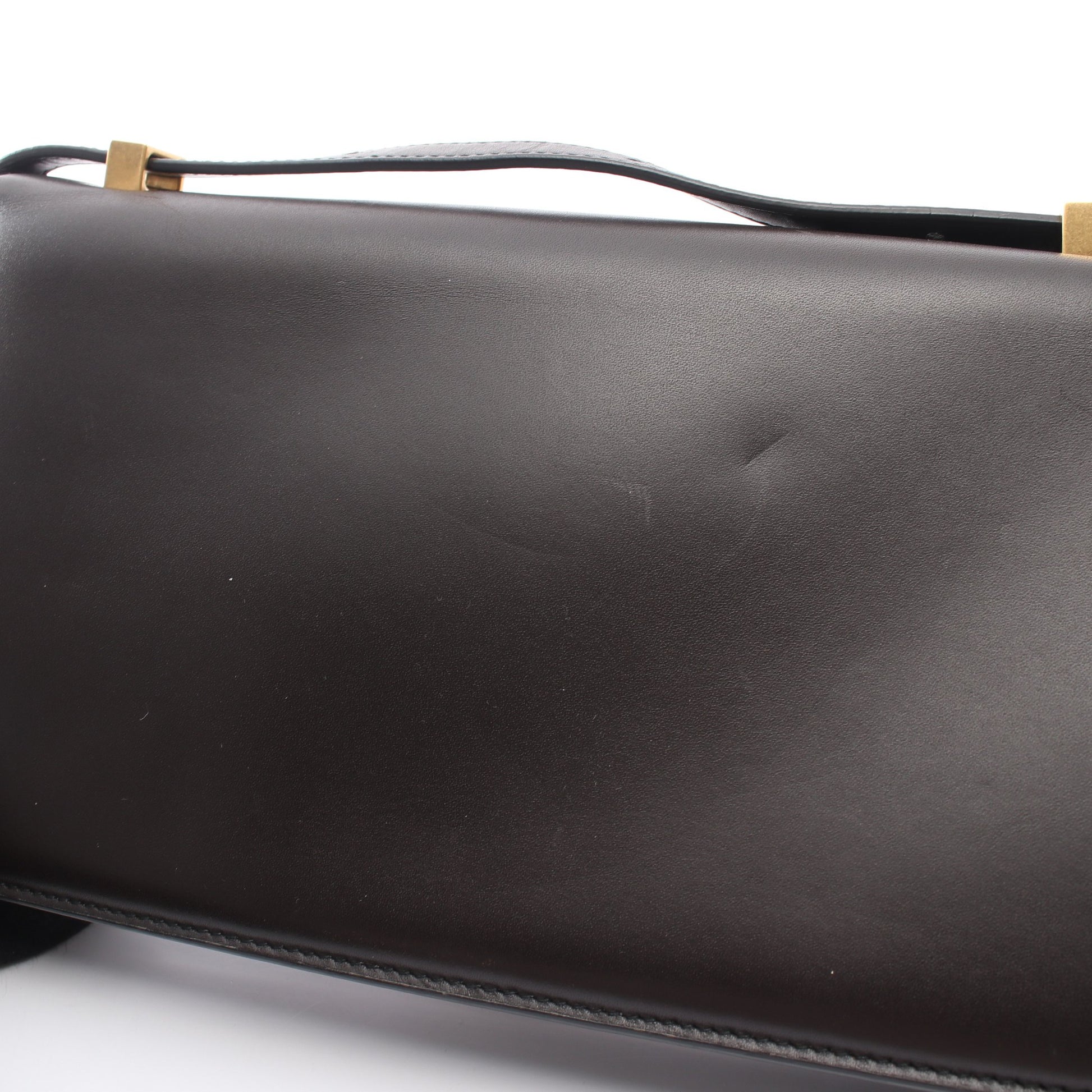 ザ クラシック ショルダーバッグ レザー ダークブラウン ボッテガヴェネタ バッグ BOTTEGA VENETA