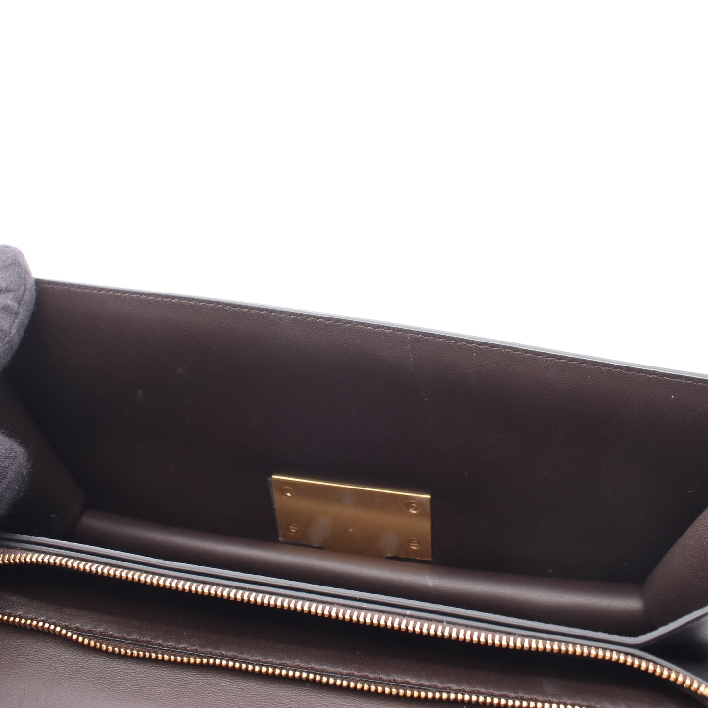 ザ クラシック ショルダーバッグ レザー ダークブラウン ボッテガヴェネタ バッグ BOTTEGA VENETA