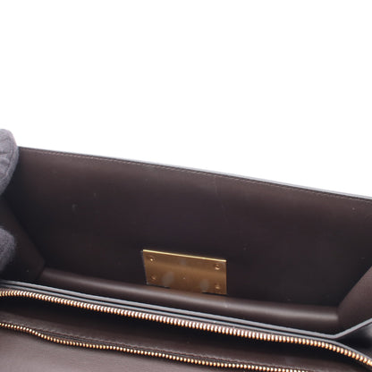 ザ クラシック ショルダーバッグ レザー ダークブラウン ボッテガヴェネタ バッグ BOTTEGA VENETA