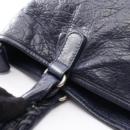 2WAY ハンドバッグ トートバッグ レザー ネイビー バレンシアガ バッグ BALENCIAGA