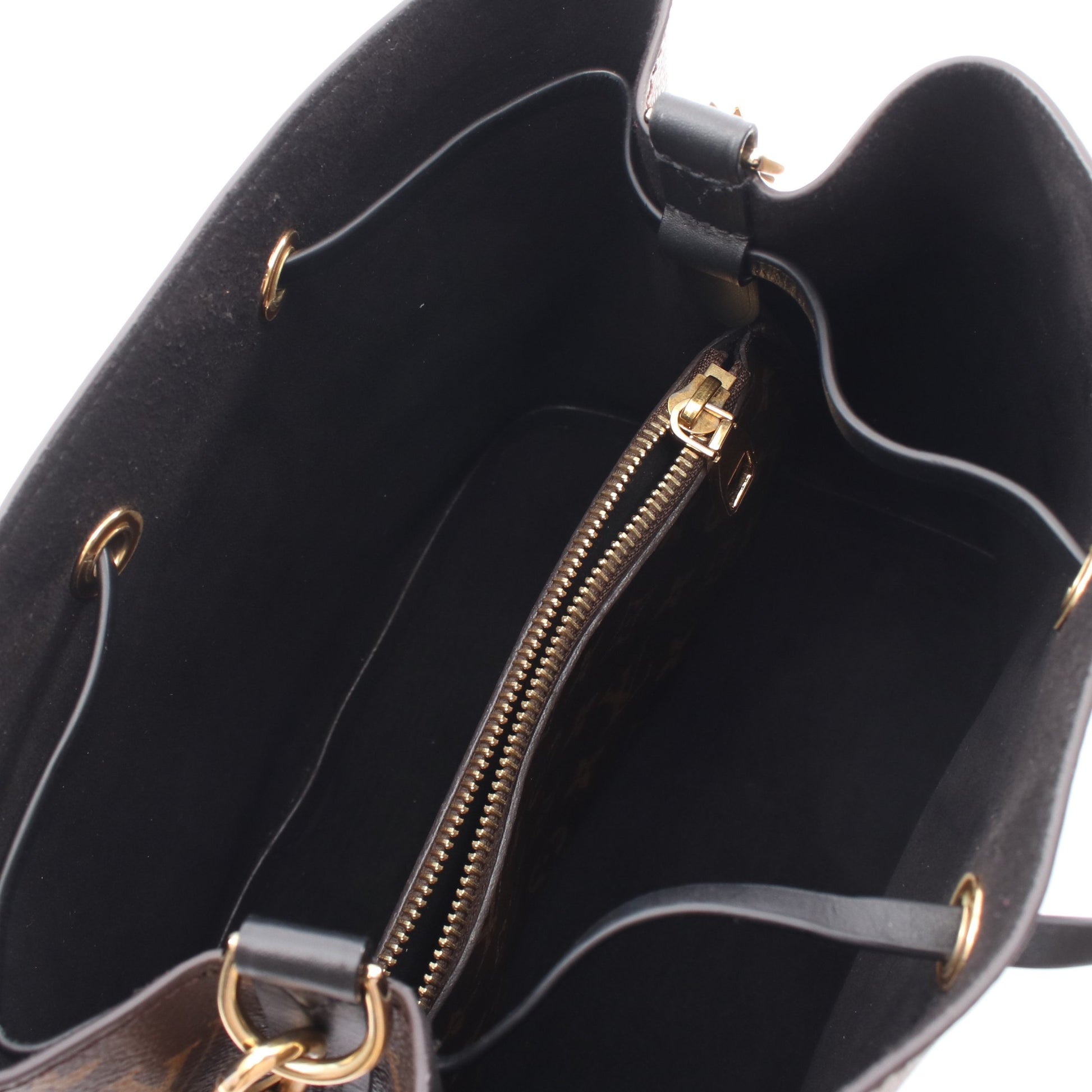 ネオノエ モノグラム ノワール ショルダーバッグ PVC レザー ブラウン ブラック ルイヴィトン バッグ LOUIS VUITTON