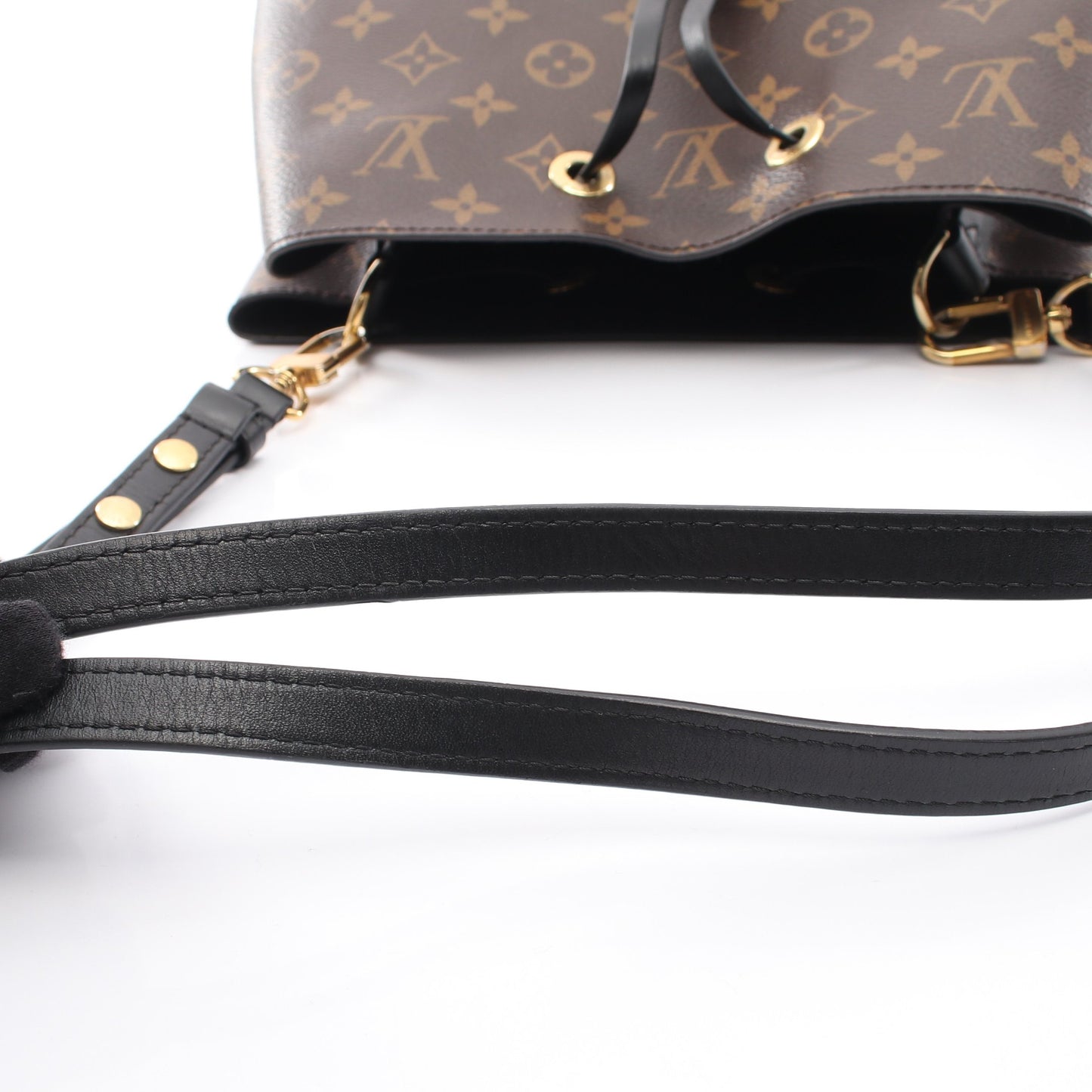 ネオノエ モノグラム ノワール ショルダーバッグ PVC レザー ブラウン ブラック ルイヴィトン バッグ LOUIS VUITTON