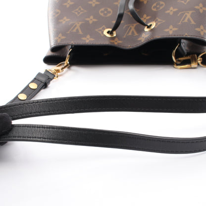 ネオノエ モノグラム ノワール ショルダーバッグ PVC レザー ブラウン ブラック ルイヴィトン バッグ LOUIS VUITTON