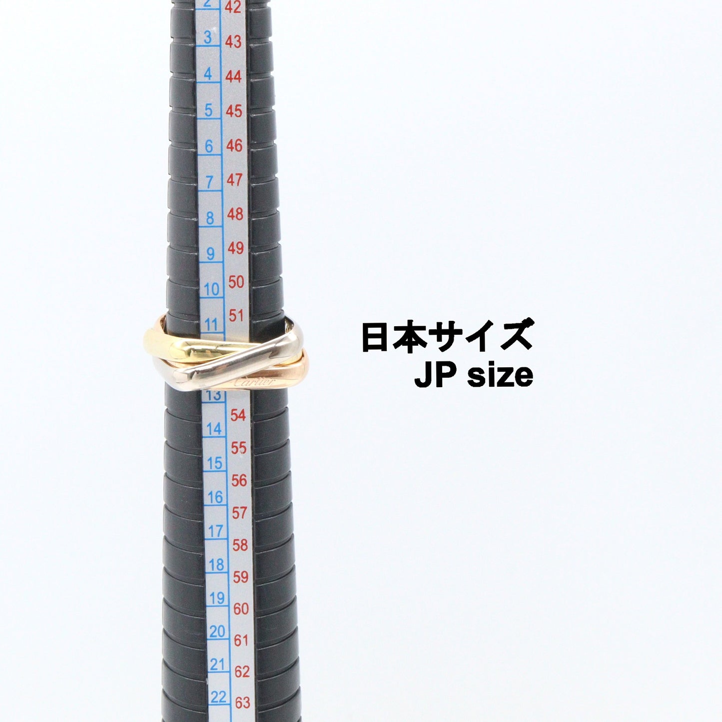 トリニティ クッションリング リング 指輪 K18YG K18WG K18PG イエローゴールド ホワイトゴールド ピンクゴールド カルティエ