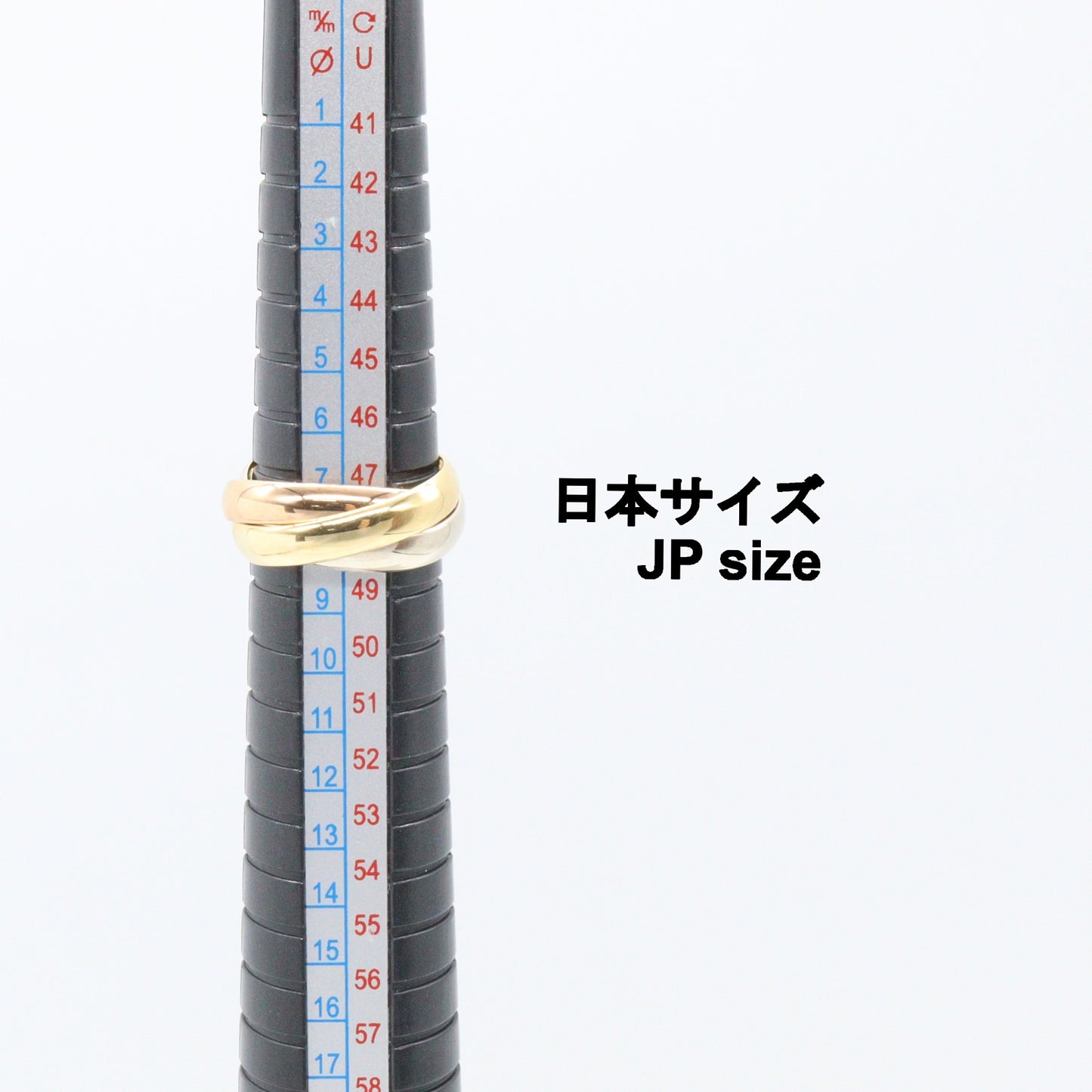 トリニティ リング リング 指輪 K18YG K18WG K18PG イエローゴールド ホワイトゴールド ピンクゴールド カルティエ