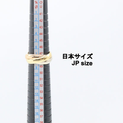 トリニティ リング リング 指輪 K18YG K18WG K18PG イエローゴールド ホワイトゴールド ピンクゴールド カルティエ