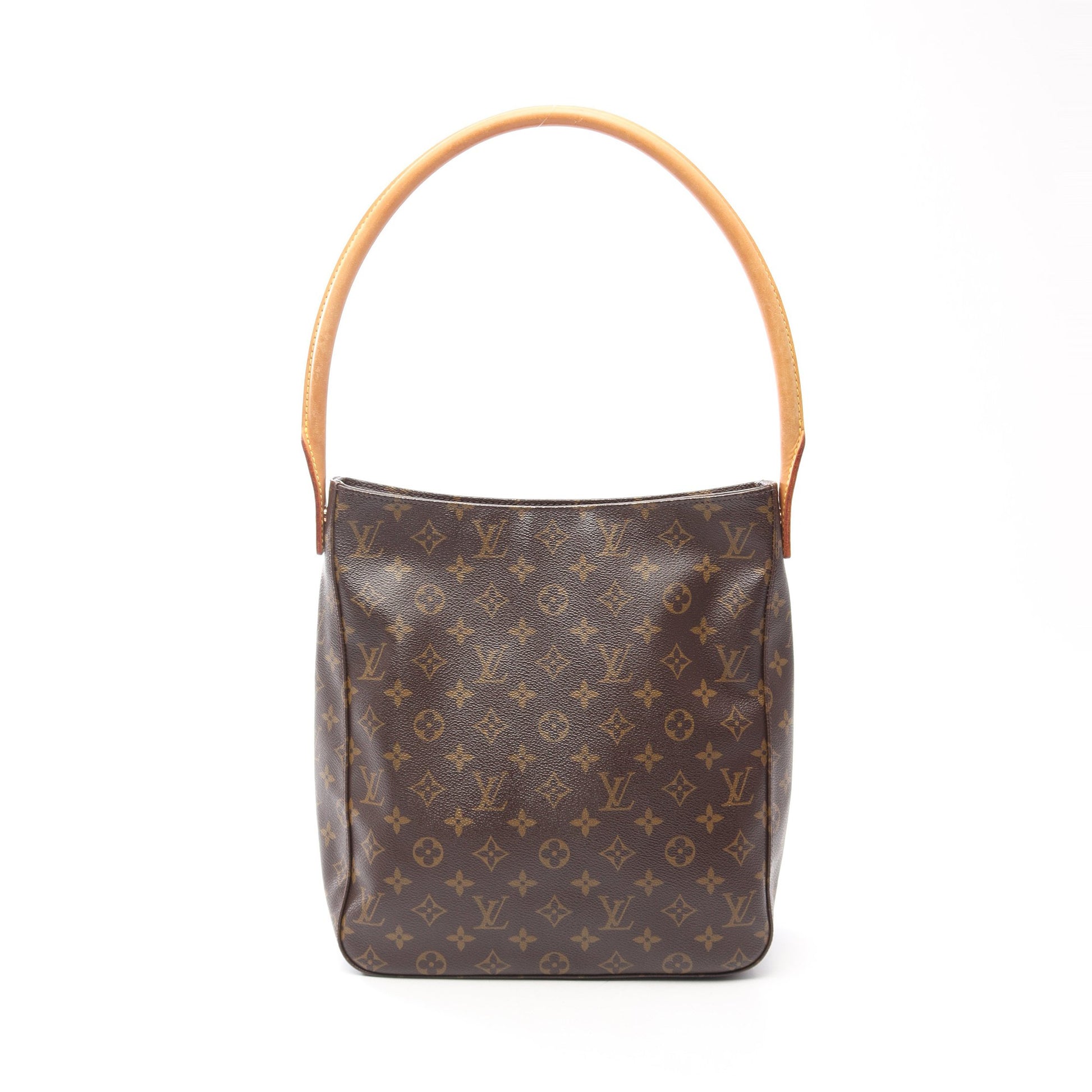 ルーピングGM モノグラム ショルダーバッグ PVC レザー ブラウン ルイヴィトン バッグ LOUIS VUITTON
