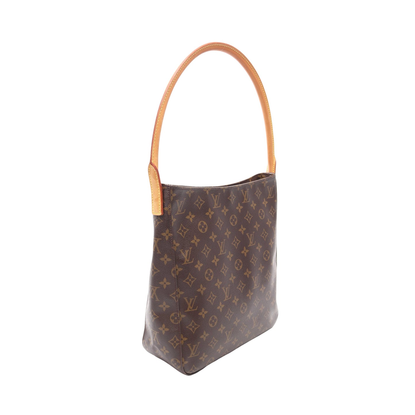 ルーピングGM モノグラム ショルダーバッグ PVC レザー ブラウン ルイヴィトン バッグ LOUIS VUITTON