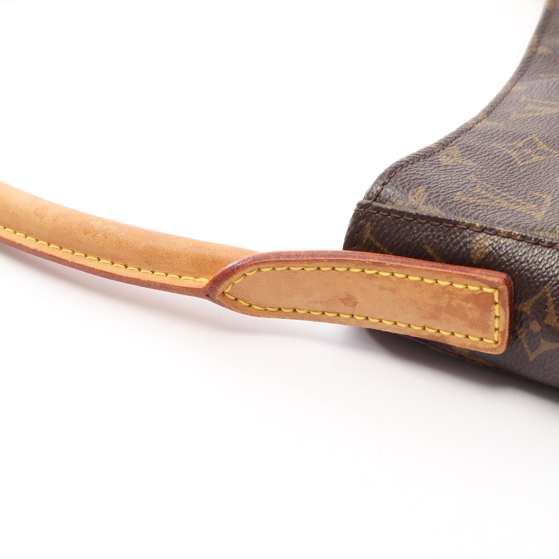 ルーピングGM モノグラム ショルダーバッグ PVC レザー ブラウン ルイヴィトン バッグ LOUIS VUITTON