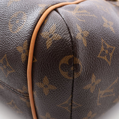 トータリーPM モノグラム ショルダーバッグ トートバッグ PVC レザー ブラウン ルイヴィトン