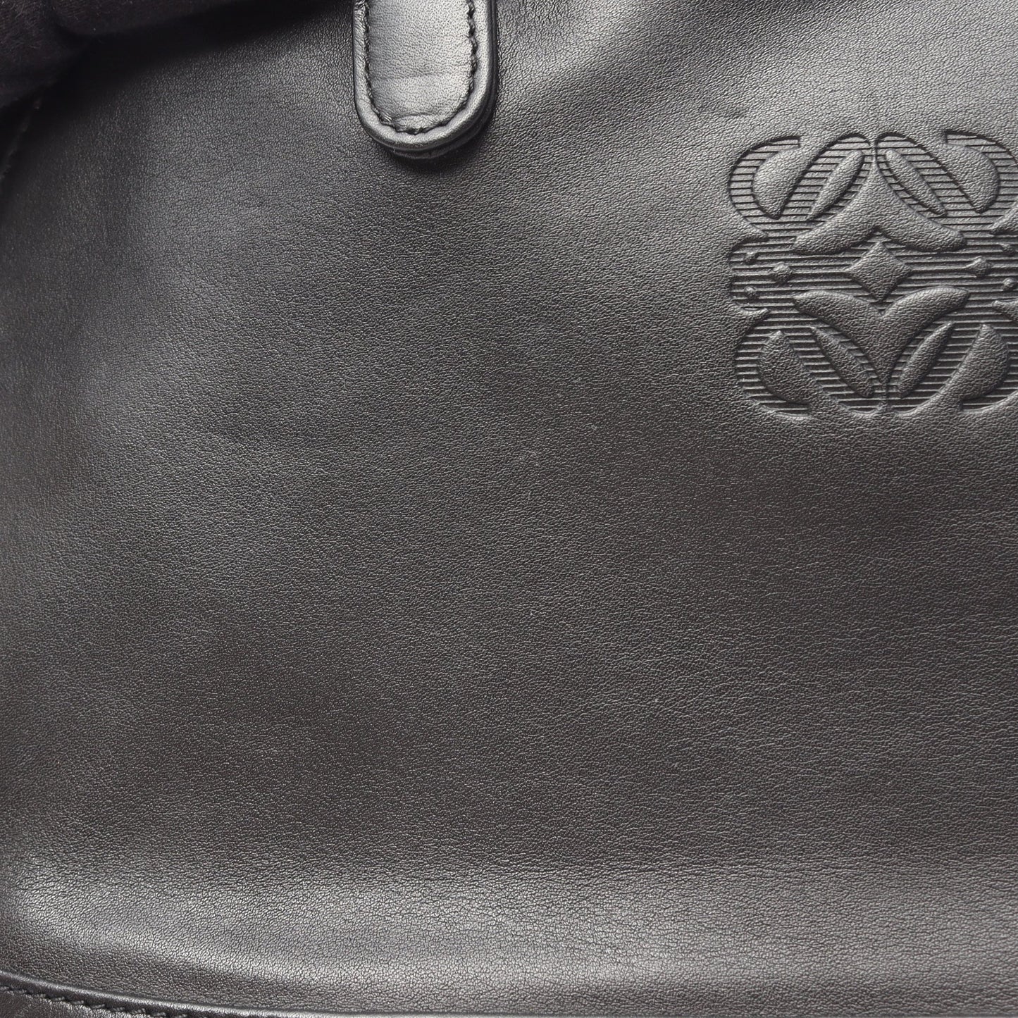 アナグラム 2WAY ハンドバッグ レザー ブラック ロエベ バッグ LOEWE