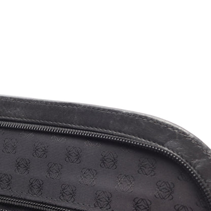 アナグラム 2WAY ハンドバッグ レザー ブラック ロエベ バッグ LOEWE