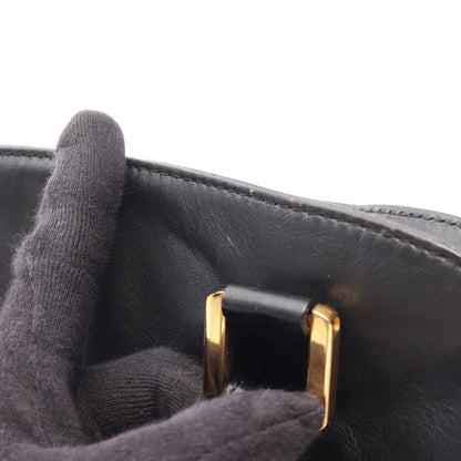 アナグラム 2WAY ハンドバッグ レザー ブラック ロエベ バッグ LOEWE