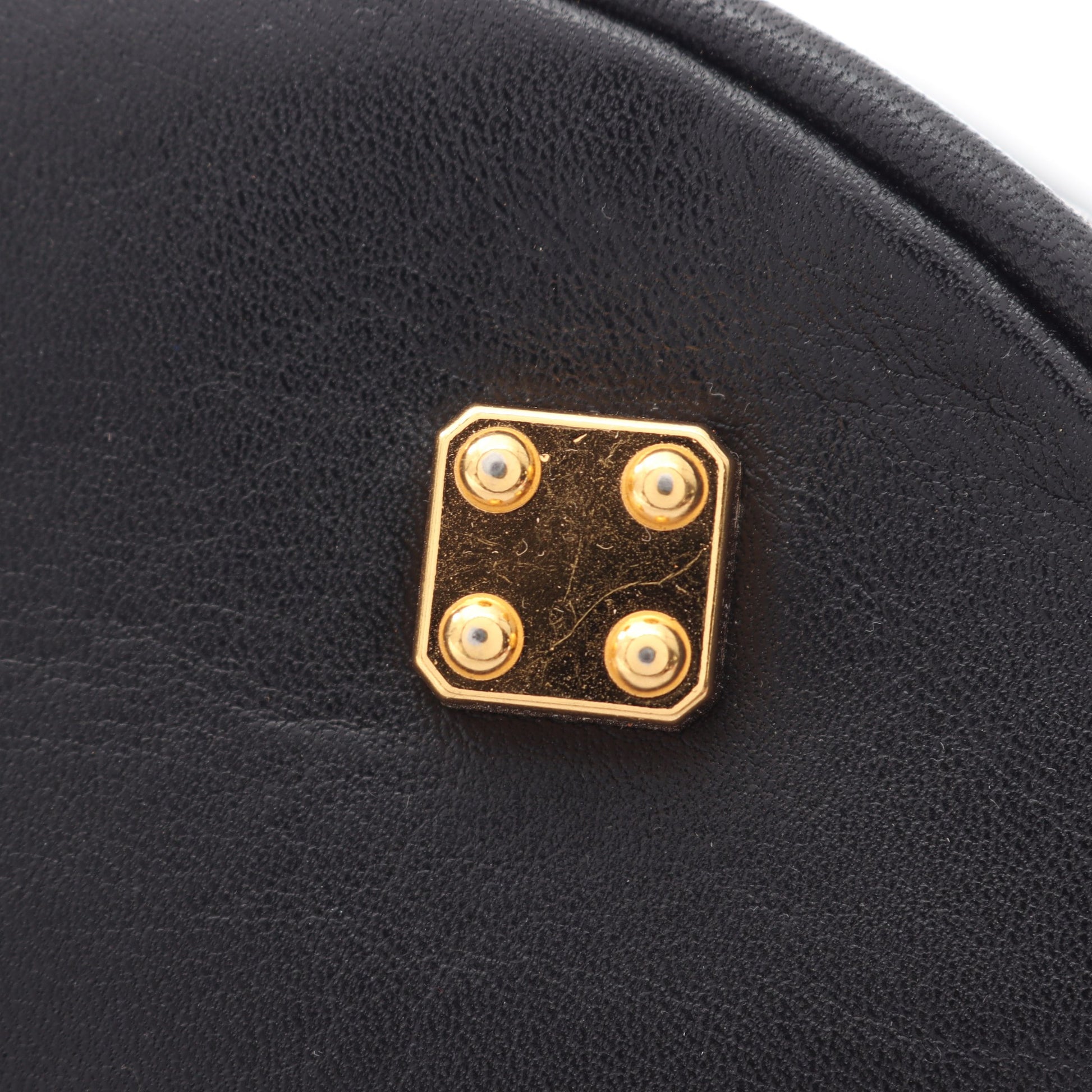 アナグラム 2WAY ハンドバッグ レザー ブラック ロエベ バッグ LOEWE