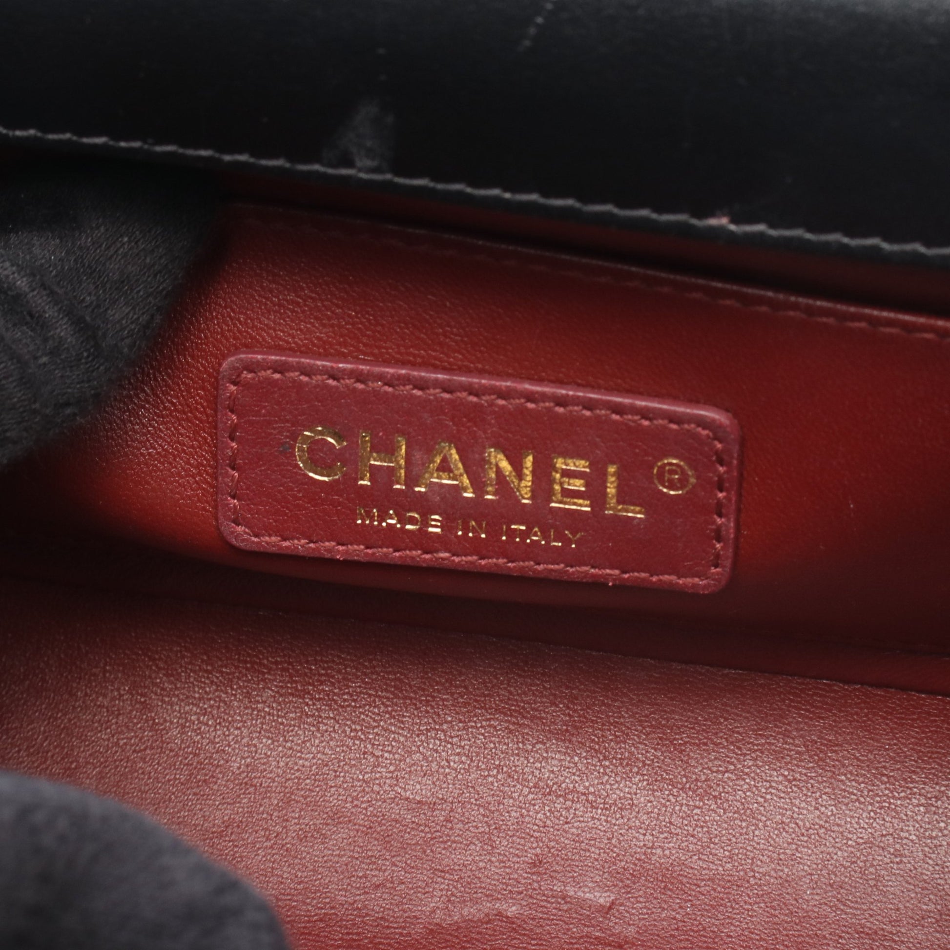 マトラッセ チェーンショルダーバッグ ラムスキン ブラック ゴールド金具 シャネル バッグ CHANEL