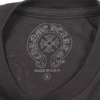 ホースシュー バックプリント ポケット付き 半袖Tシャツ コットン ブラック クロムハーツ