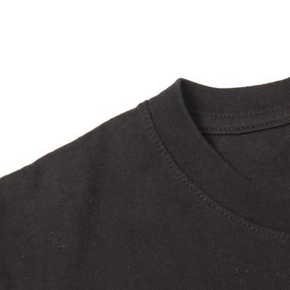 ホースシュー バックプリント ポケット付き 半袖Tシャツ コットン ブラック クロムハーツ