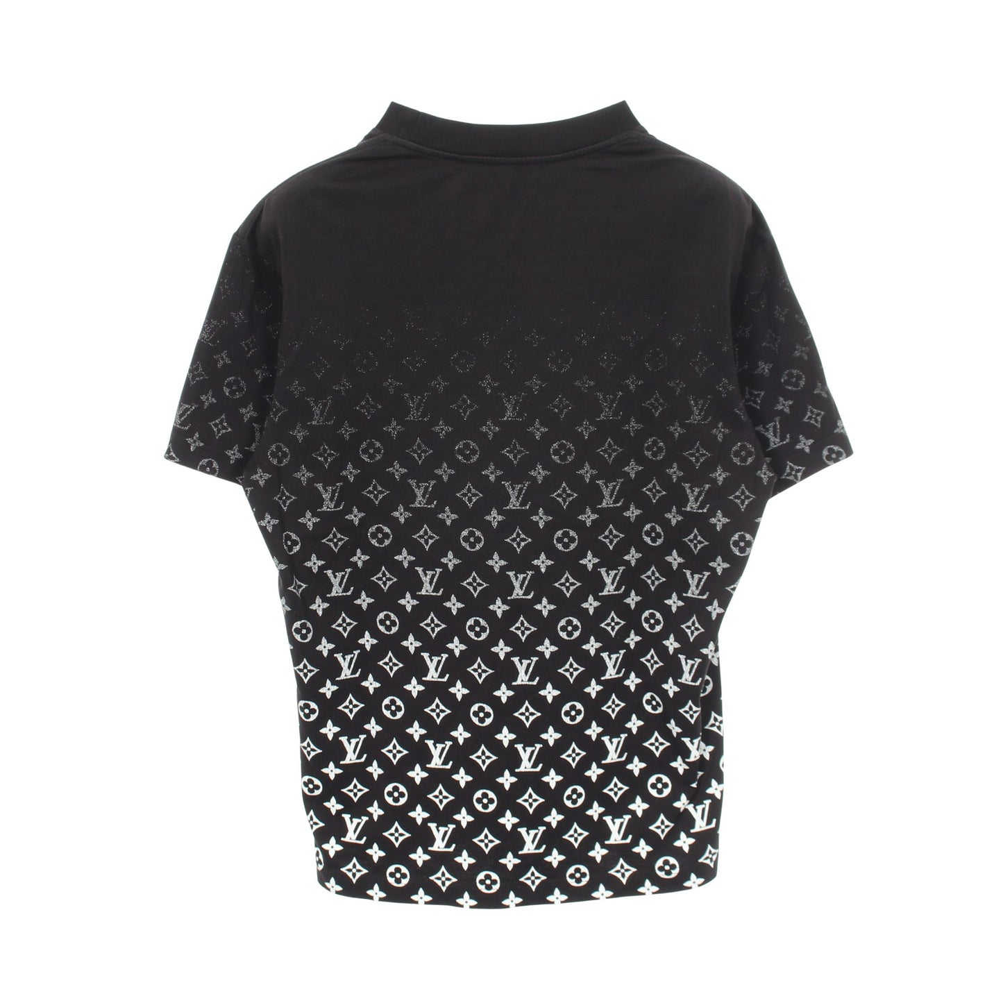 モノグラム グラディエント 半袖Tシャツ コットン ブラック ルイヴィトン