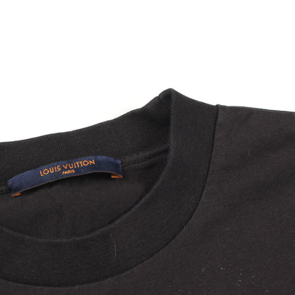 モノグラム グラディエント 半袖Tシャツ コットン ブラック ルイヴィトン