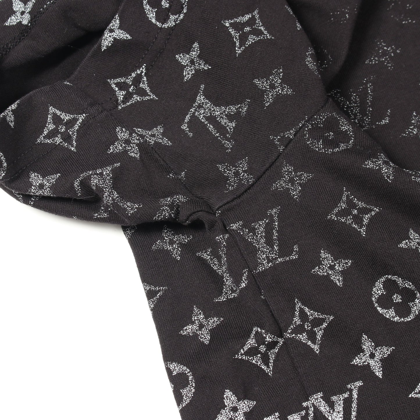 モノグラム グラディエント 半袖Tシャツ コットン ブラック ルイヴィトン