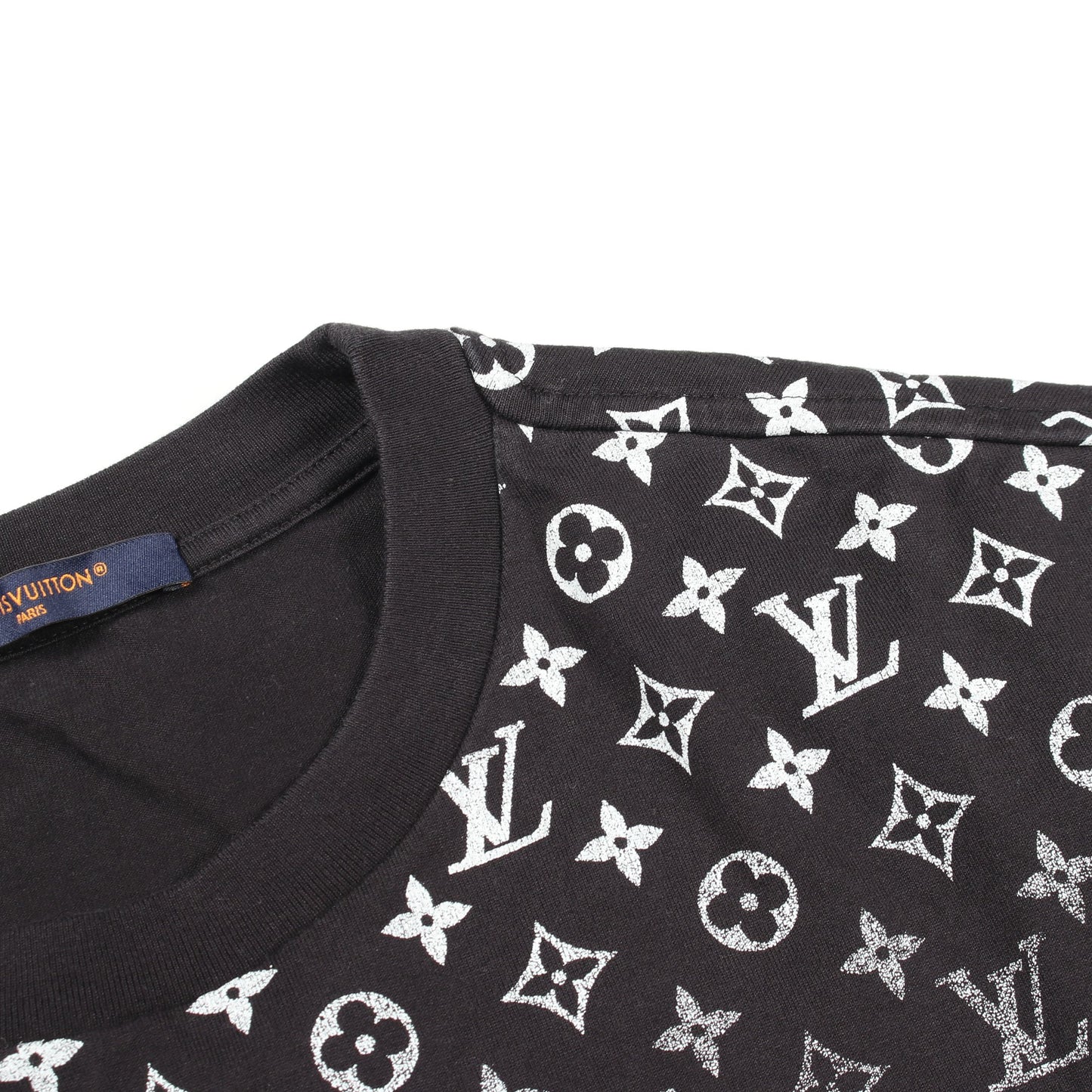 モノグラムグラディエント 半袖Tシャツ コットン ブラック ルイヴィトン