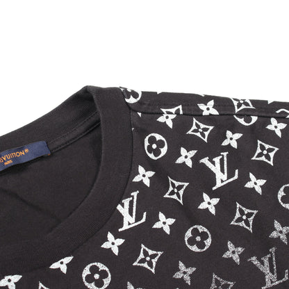 モノグラムグラディエント 半袖Tシャツ コットン ブラック ルイヴィトン
