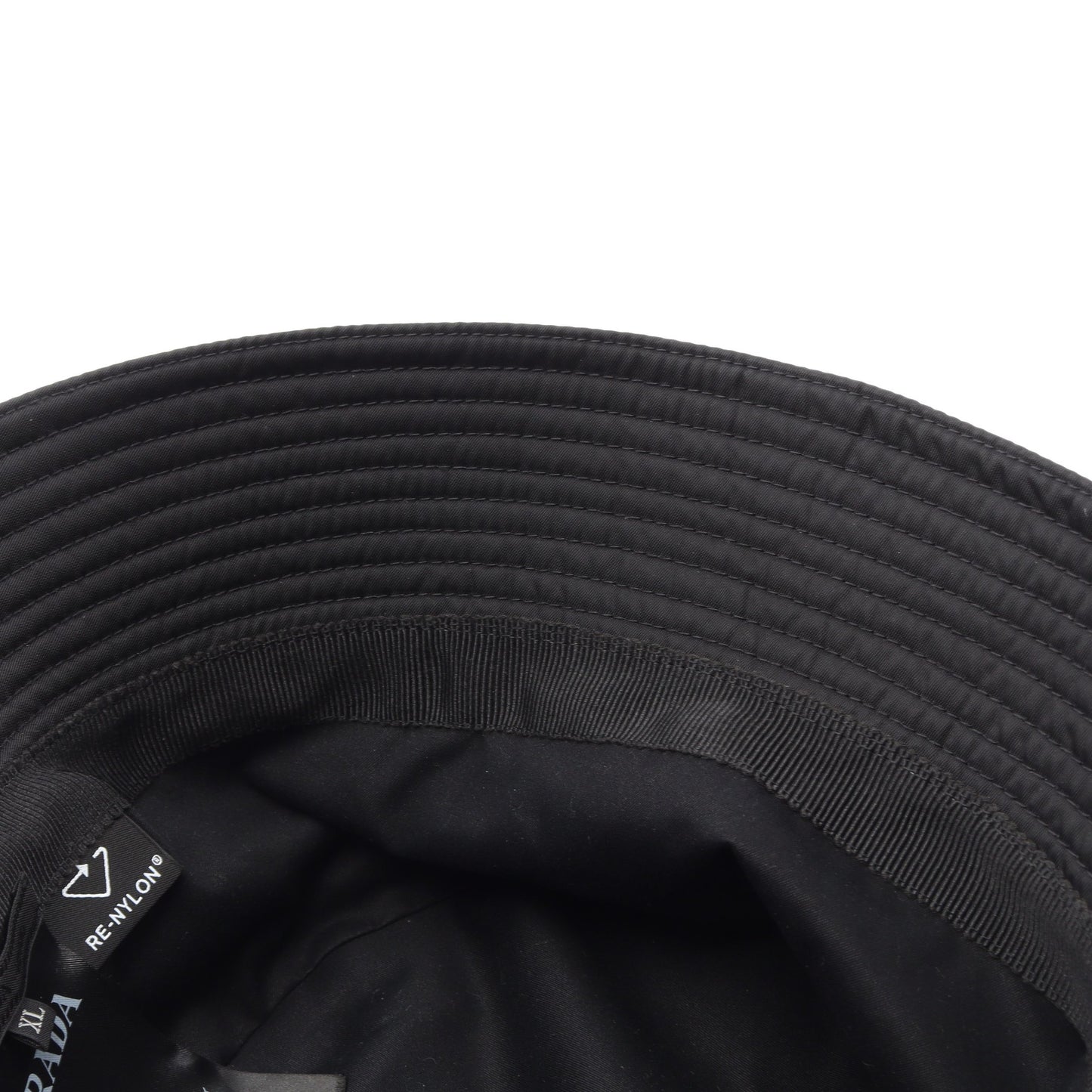 Re-Nylon バケット ハット ナイロン ブラック プラダ