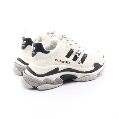 BALENCIAGA × adidas TRIPLE S トリプルS スニーカー レザー ファブリック ホワイト ブラック バレンシアガ