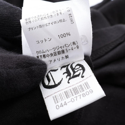フローラルクロス ホースシュー 長袖Tシャツ コットン ブラック イエロー クロムハーツ