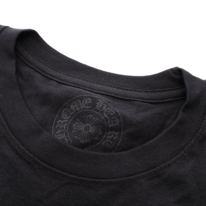 フローラルクロス ホースシュー 長袖Tシャツ コットン ブラック イエロー クロムハーツ