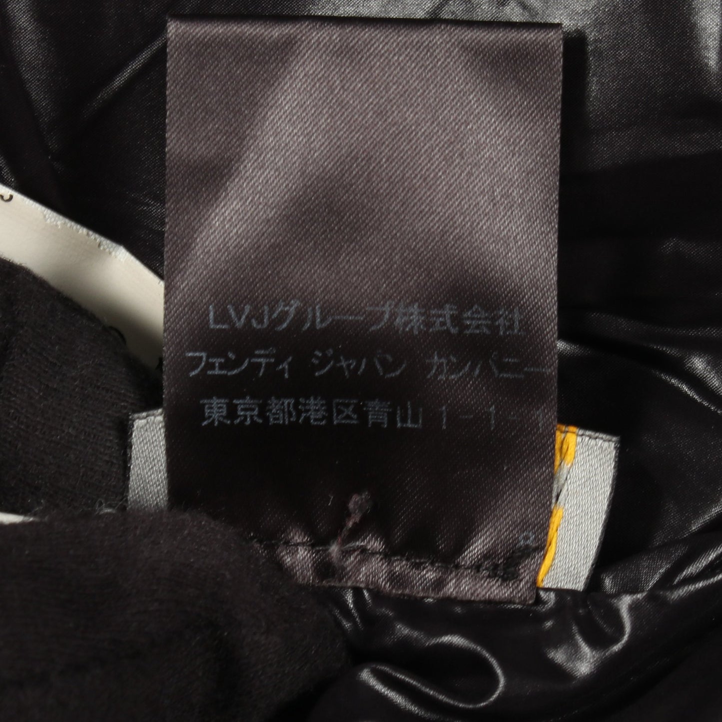 FFロゴ フード付き ダウンジャケット ナイロン ブラック フェンディ