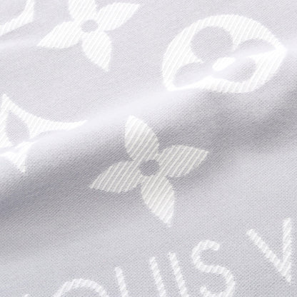 LV エセンシャル グリクレール マフラー ウール パープルグレー オフホワイト ルイヴィトン 財布・小物 LOUIS VUITTON