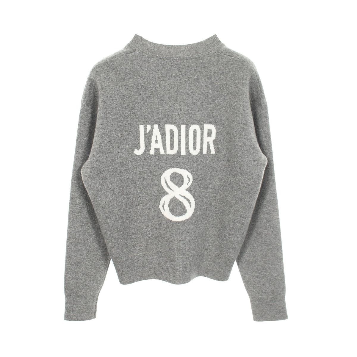 J'ADIOR 8 ニット カシミヤ グレー ホワイト クリスチャンディオール トップス Christian Dior