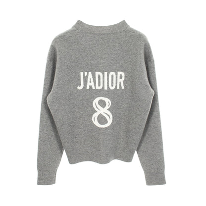 J'ADIOR 8 ニット カシミヤ グレー ホワイト クリスチャンディオール トップス Christian Dior