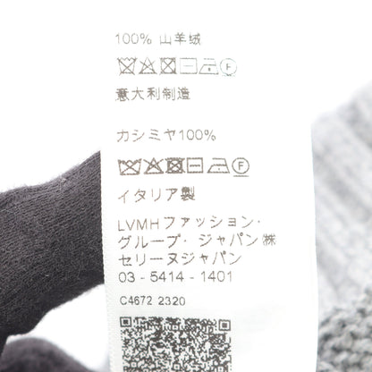 トリオンフ 刺繍 ニット帽 ビーニー カシミヤ グレー セリーヌ 財布・小物 CELINE