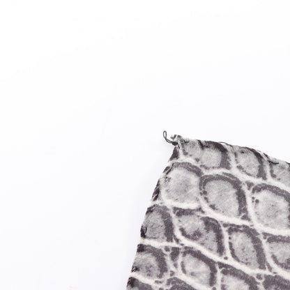 CROCO CHANEL スカーフ シルク ブラック レッド マルチカラー シャネル