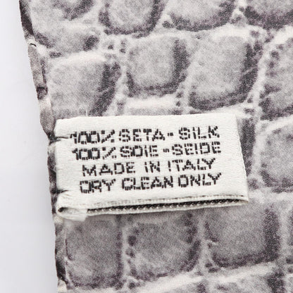 CROCO CHANEL スカーフ シルク ブラック レッド マルチカラー シャネル
