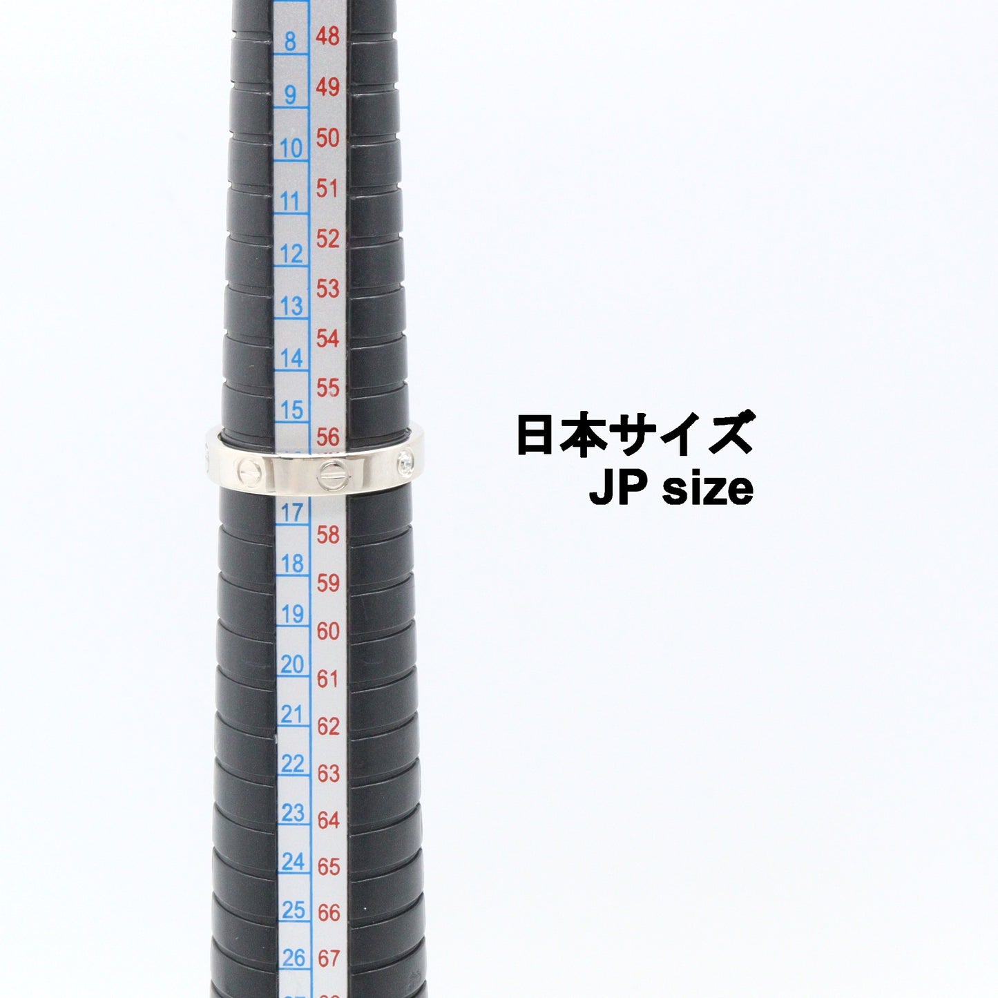ミニラブリング 1PD リング 指輪 K18WG ダイヤモンド ホワイトゴールド クリア カルティエ
