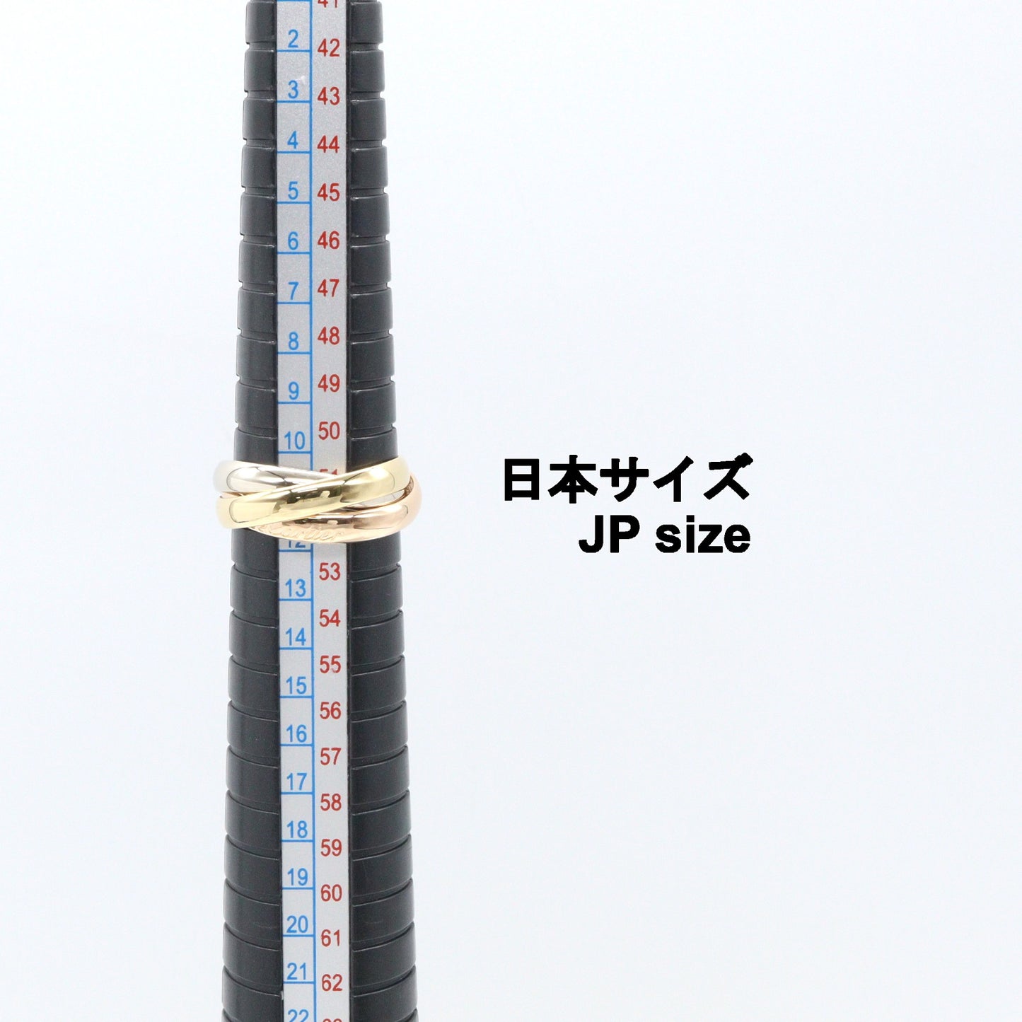 トリニティリング リング 指輪 K18YG K18WG K18PG イエローゴールド ホワイトゴールド ピンクゴールド カルティエ