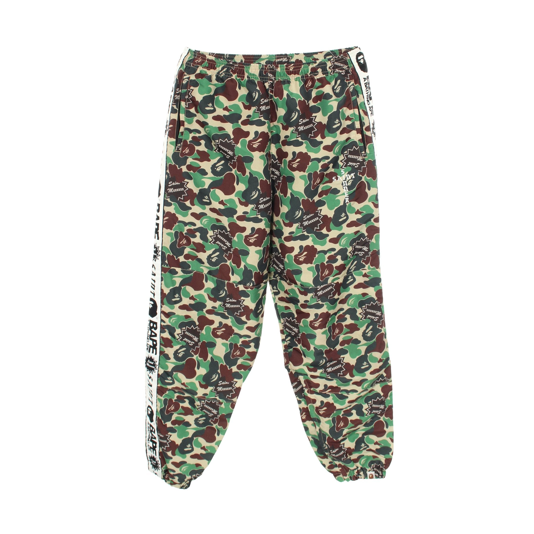 SAINT MICHAEL × A BATHING APE モフラージュ トラック パンツ