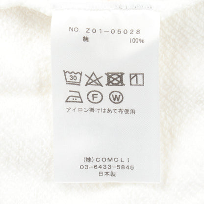 製品染 スウェットパンツ コットン ホワイト コモリ