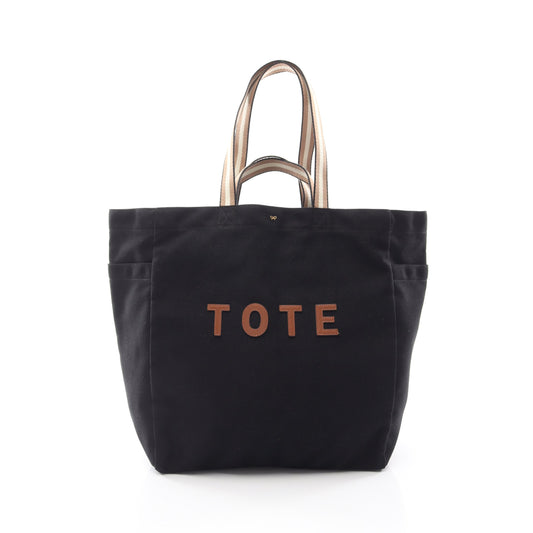 Household Tote 2WAY ショルダーバッグ トートバッグ キャンバス レザー ブラック ライトベージュ マルチカラー アニヤハインドマーチ